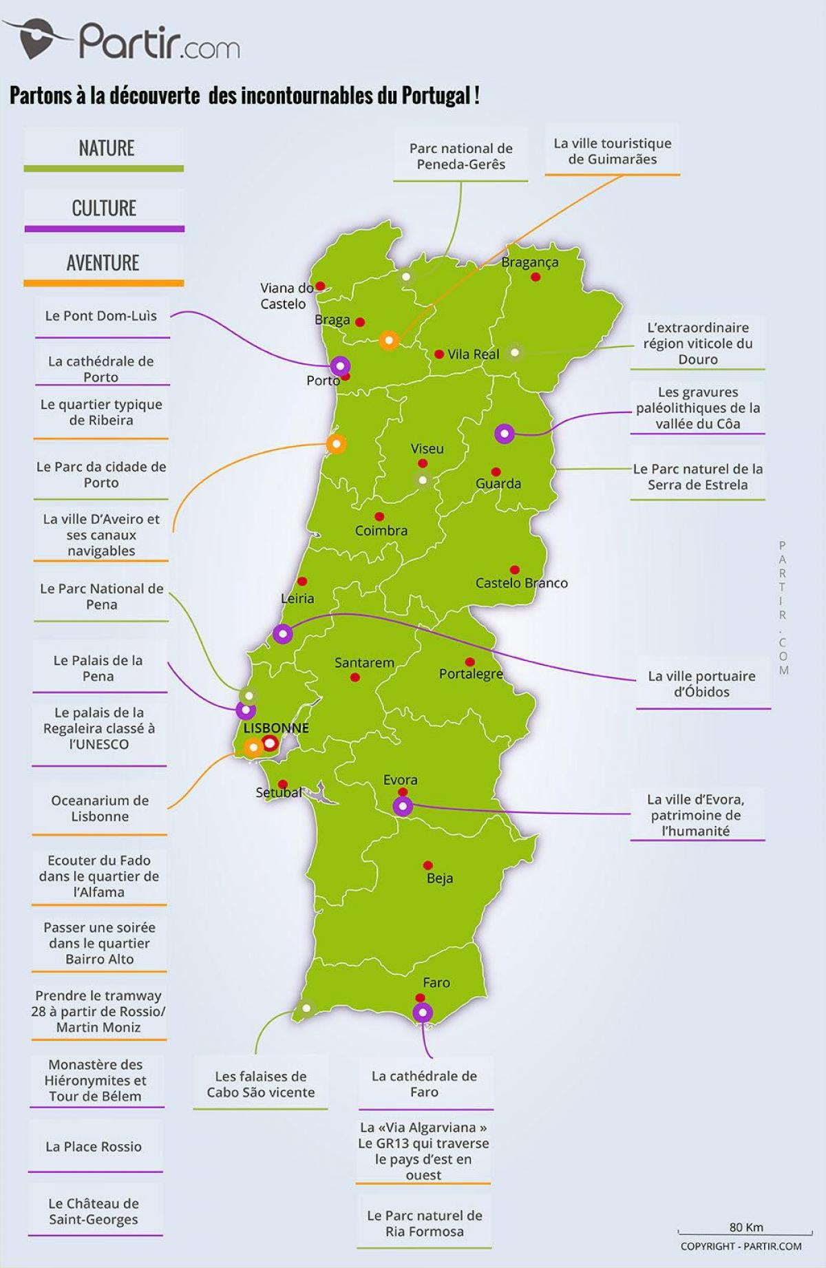 Portogallo musei mappa